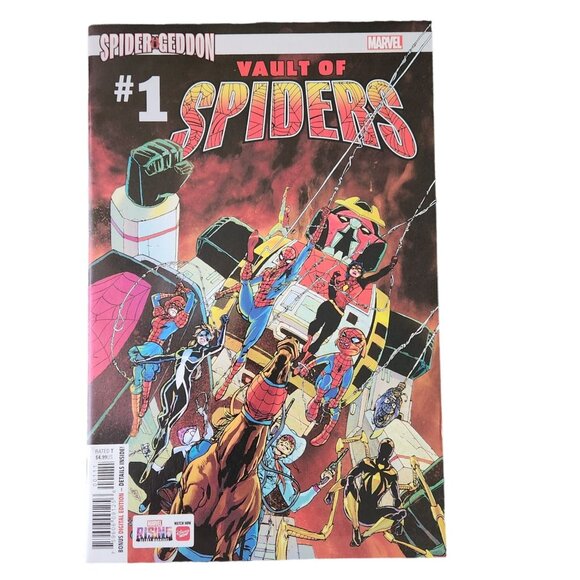 Marvel Vault Of Spiders #1 1st Appearance Spider-Byte Comic Book Bagged Boarded - Picture 1 of 2